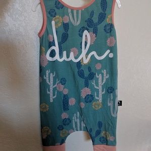 Cactus Floral Duh Rag to Raches Romper